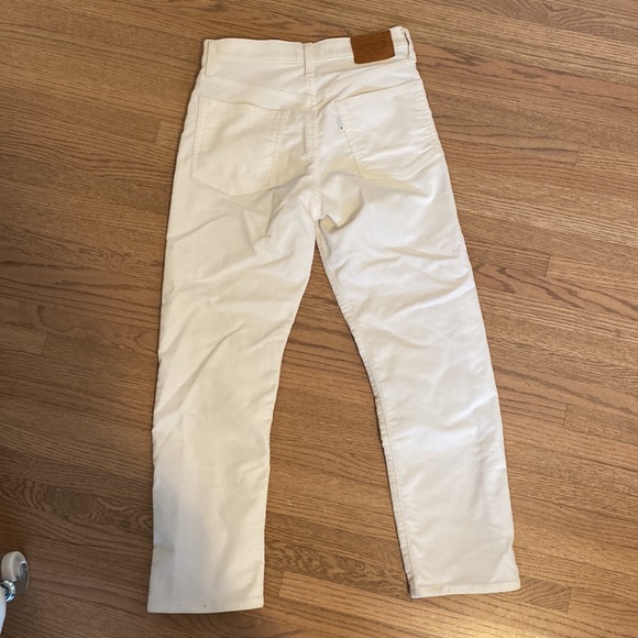 Levi’s wedge straight jeans in white - Picture 2 of 4
